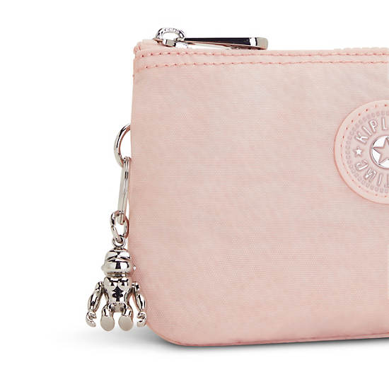 Kipling Creativity Large Fashion Pouch Bags Spring Rose Embossed | AU 2081VR